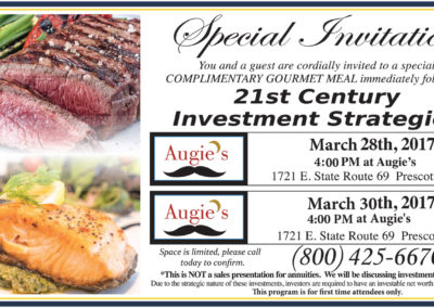 Postcard – Augies Restaurant